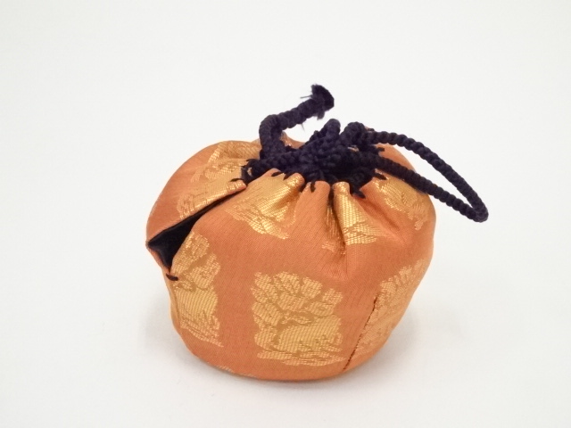 都屋】塗師 岡本陽斎「一閑塗海松波蒔絵利休茶箱」茶道具